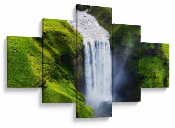 Obraz - Wodospad Skogafoss (125x70 cm)