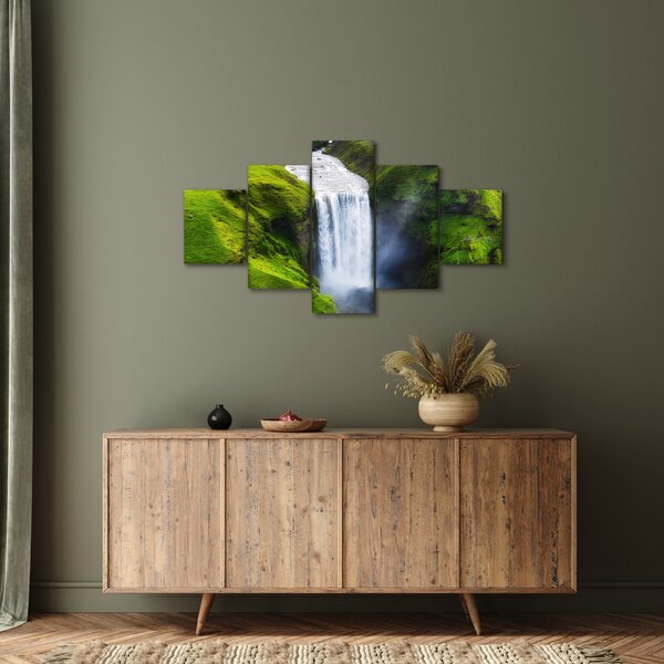 Obraz - Wodospad Skogafoss (125x70 cm)