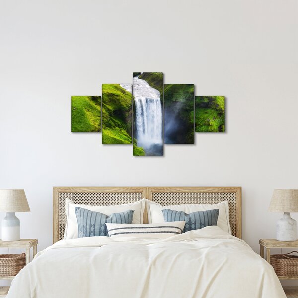 Obraz - Wodospad Skogafoss (125x70 cm)