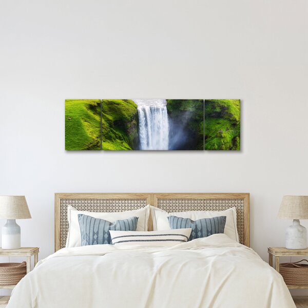 Obraz - Wodospad Skogafoss (170x50 cm)