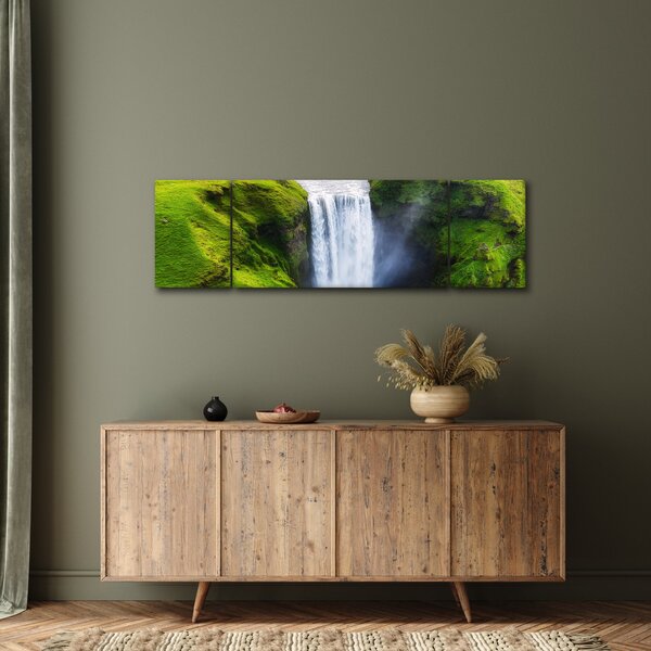 Obraz - Wodospad Skogafoss (170x50 cm)
