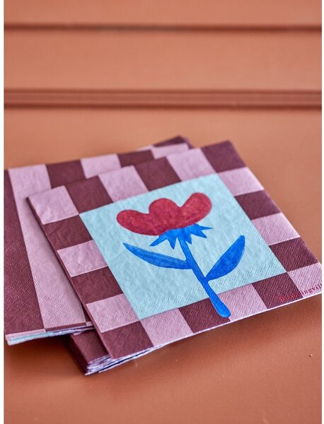 Papierowe serwetki zestaw 20 szt. 33x33 cm Vinia – Bloomingville