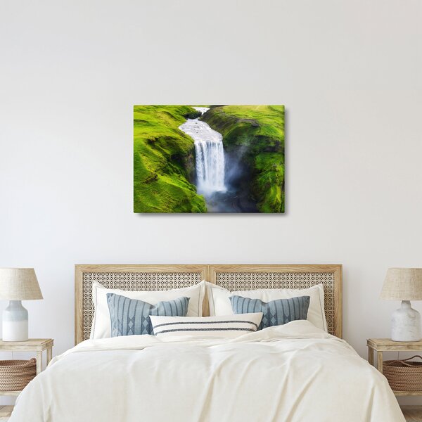 Obraz - Wodospad Skogafoss (70x50 cm)