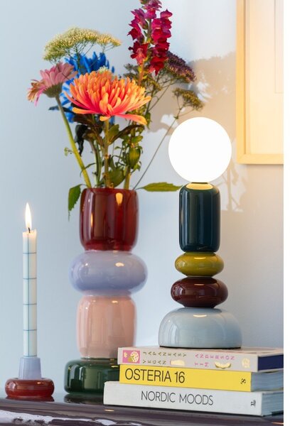 Lampa stołowa ceramiczna (wysokość 34 cm) Burano – Leitmotiv