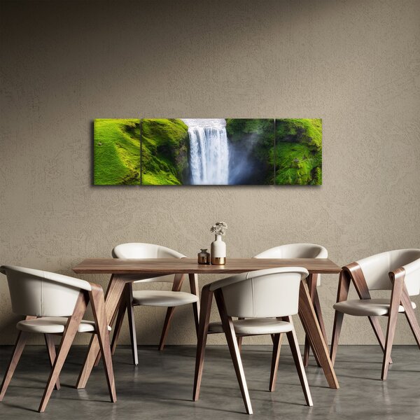 Obraz - Wodospad Skogafoss (170x50 cm)
