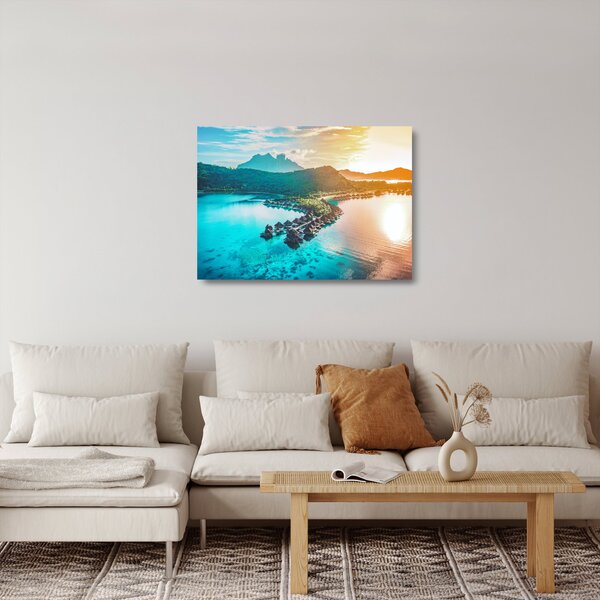 Obraz na szkle - Bora Bora (70x50 cm)