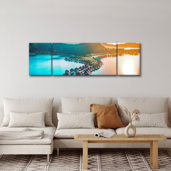 Obraz - Bora Bora (170x50 cm)