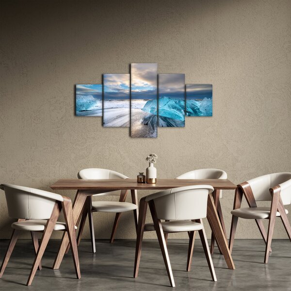 Obraz - Diamond Beach (125x70 cm)