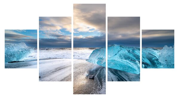 Obraz - Diamond Beach (125x70 cm)