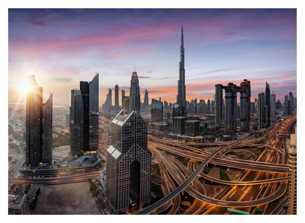 Obraz - Panorama Dubaju (70x50 cm)