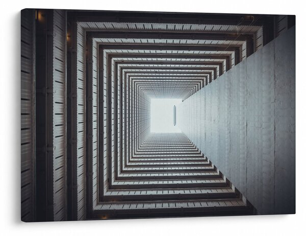 Obraz - Widok z wnętrza budynku (70x50 cm)