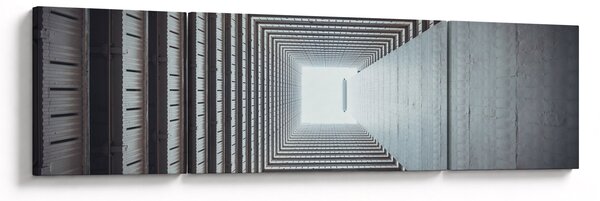 Obraz - Widok z wnętrza budynku (170x50 cm)