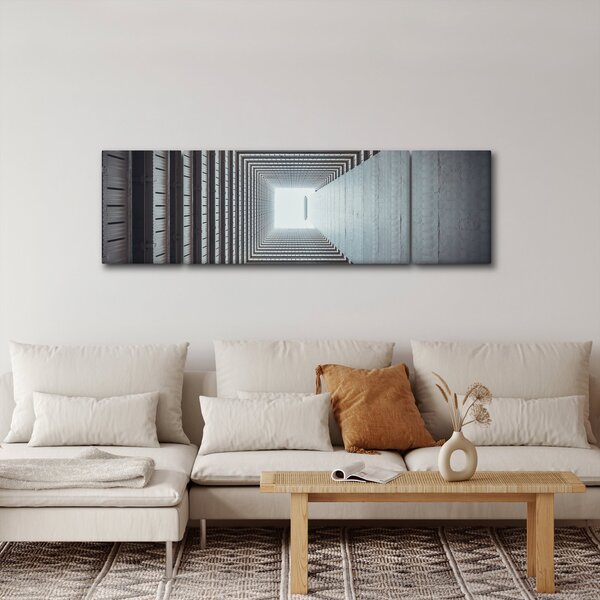 Obraz - Widok z wnętrza budynku (170x50 cm)