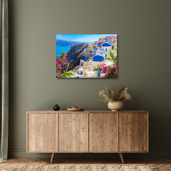 Obraz - Santorini, Grecja (70x50 cm)