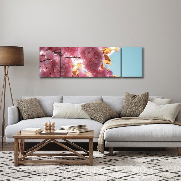 Obraz - Kwiat wiśni (170x50 cm)