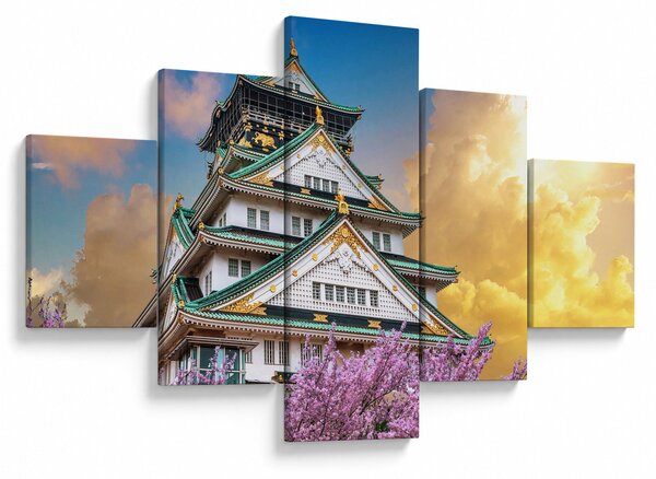 Obraz - Zamek Osaka (125x70 cm)