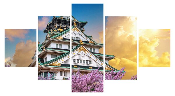 Obraz - Zamek Osaka (125x70 cm)