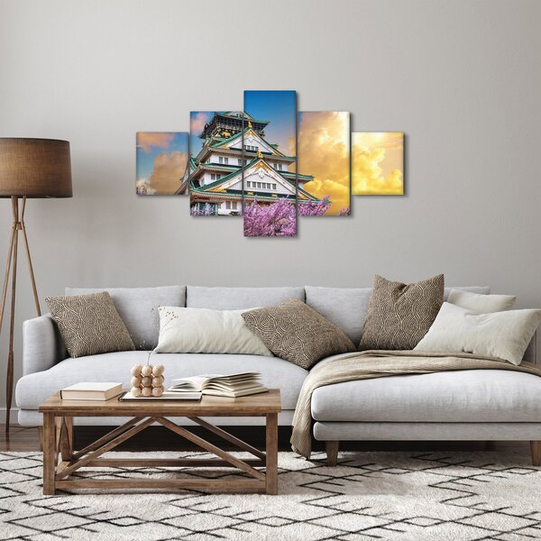Obraz - Zamek Osaka (125x70 cm)