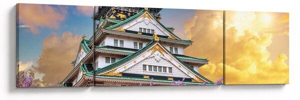 Obraz - Zamek Osaka (170x50 cm)