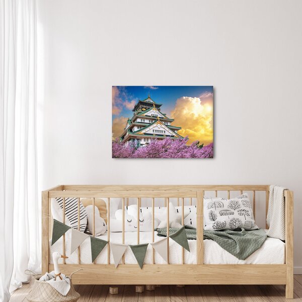 Obraz - Zamek Osaka (70x50 cm)