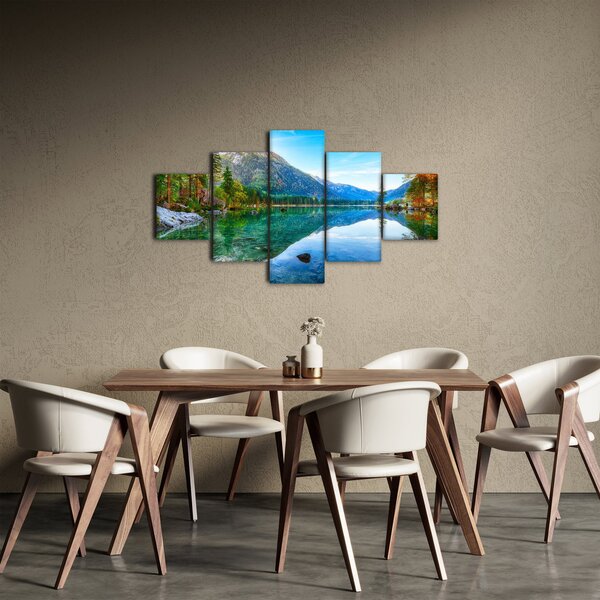 Obraz - Jezioro Hintersee (125x70 cm)