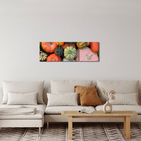 Obraz - Dynia (z zegarem) (90x30 cm)