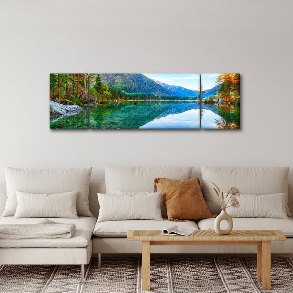 Obraz - Jezioro Hintersee (170x50 cm)
