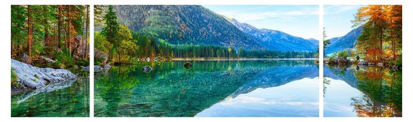 Obraz - Jezioro Hintersee (170x50 cm)