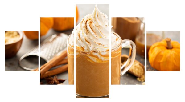 Obraz - Dyniowa latte (125x70 cm)
