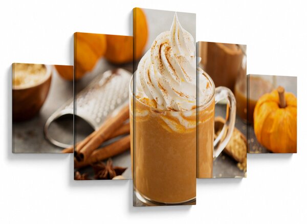 Obraz - Dyniowa latte (125x70 cm)