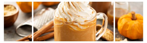 Obraz - Dyniowa latte (170x50 cm)