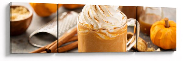 Obraz - Dyniowa latte (170x50 cm)