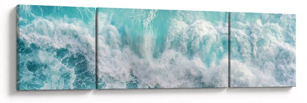 Obraz - Widok na fale oceanu (170x50 cm)
