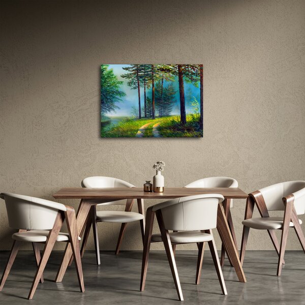 Obraz - Obraz olejny przedstawiający krajobraz (70x50 cm)