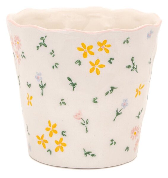 Kamionkowa osłonka na doniczkę ø 11 cm Ditsy Floral – Sass & Belle