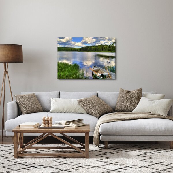 Obraz - Malownicza wioska (70x50 cm)