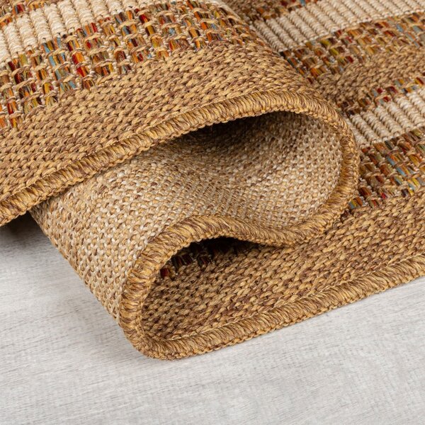Dywan odpowiedni na zewnątrz w naturalnym kolorze 120x170 cm Layla Border – Flair Rugs