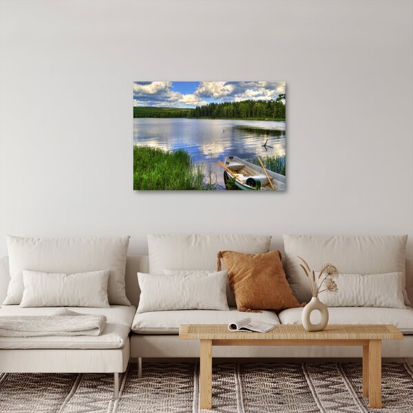 Obraz - Malownicza wioska (70x50 cm)