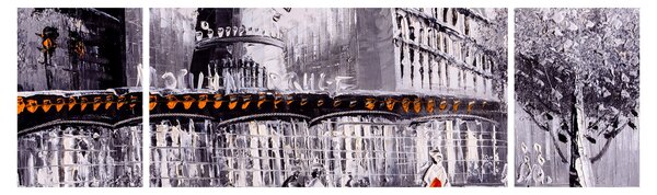 Obraz - Obraz olejny przedstawiający miasto II. (170x50 cm)
