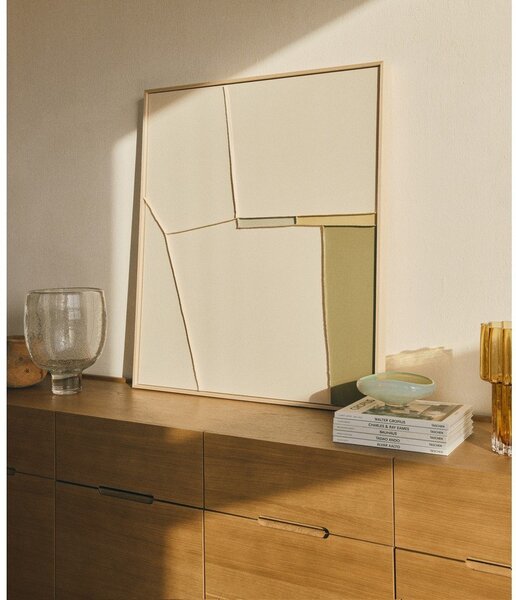 Ręcznie malowany/3D obraz z ramą w zestawie/na płótnie 80x100 cm Deravia – Kave Home