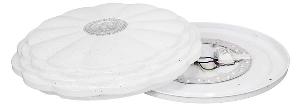 Biała lampa sufitowa LED 38x38 cm Victus – Candellux Lighting