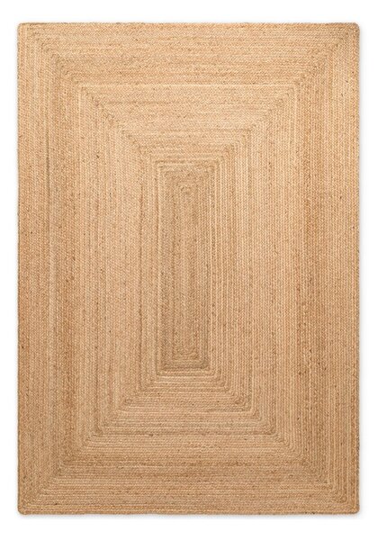 Dywan z juty dwustronny/tkany ręcznie w naturalnym kolorze 60x90 cm Juno – Hanse Home