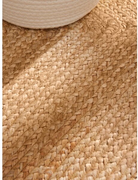 Dywan z juty dwustronny/tkany ręcznie w naturalnym kolorze 60x90 cm Juno – Hanse Home