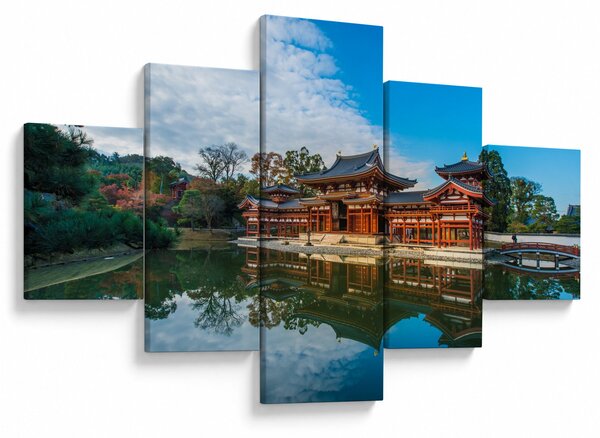 Obraz - Świątynia Byodo-in, Japonia (125x70 cm)