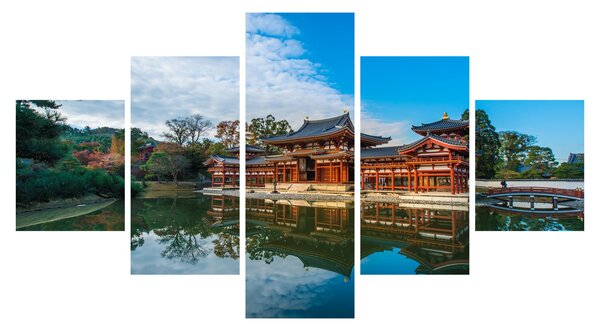 Obraz - Świątynia Byodo-in, Japonia (125x70 cm)