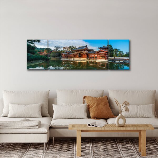 Obraz - Świątynia Byodo-in, Japonia (170x50 cm)