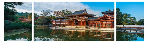 Obraz - Świątynia Byodo-in, Japonia (170x50 cm)