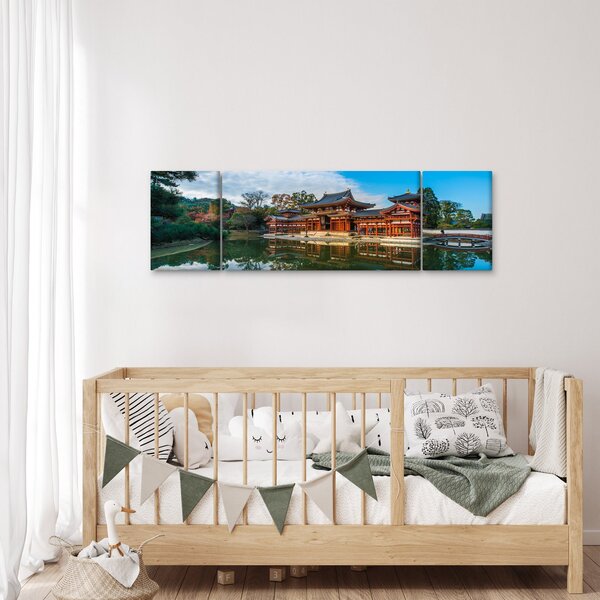 Obraz - Świątynia Byodo-in, Japonia (170x50 cm)