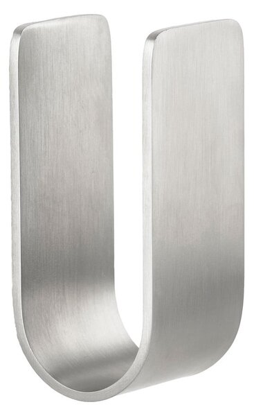 Metalowy haczyk ścienny w kolorze matowego srebra Ume – Zone