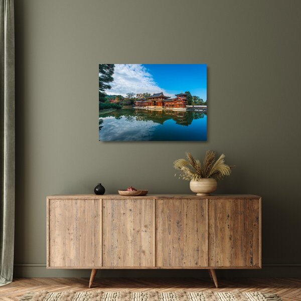 Obraz na szkle - Świątynia Byodo-in, Japonia (70x50 cm)